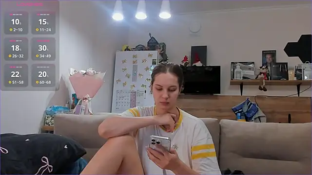 Girl alone home online show from March 21, 1:05 pm