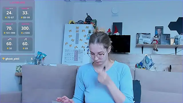 Girl alone home online show from April 3, 4:21 am