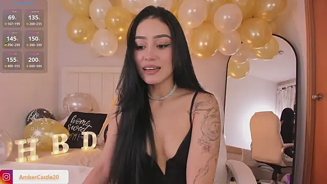 Snapshot of Amber-9 chatting on January 20, 3:37 am Amber-9 online show from January 20, 3:37 am