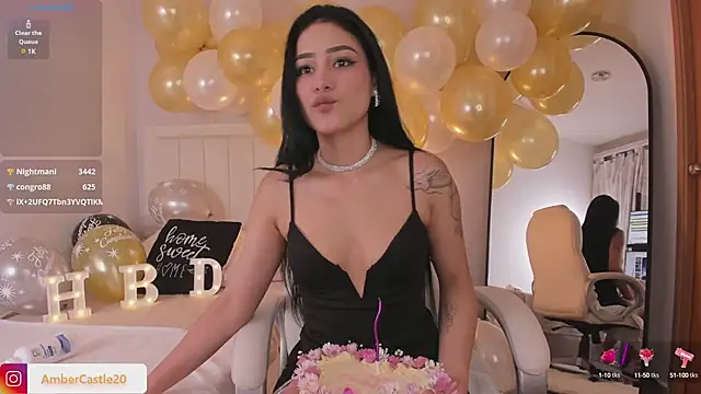 Snapshot of Amber-9 chatting on January 20, 6:42 am Amber-9 online show from January 20, 6:42 am