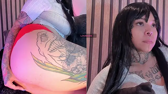 Snapshot of NinaInk chatting on February 5, 12:54 pm NinaInk online show from February 5, 12:54 pm