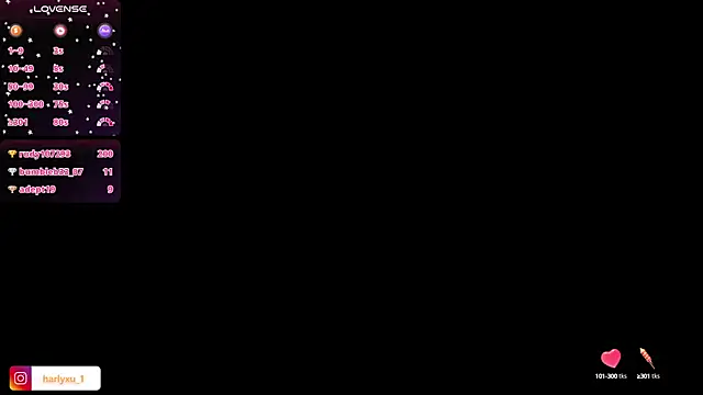 Snapshot of Harlyxu chatting on December 21, 5:25 am Harlyxu online show from December 21, 5:25 am