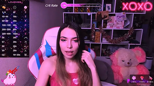 Snapshot of Sia_Shine chatting on February 22, 6:30 pm Sia Shine online show from February 22, 6:30 pm