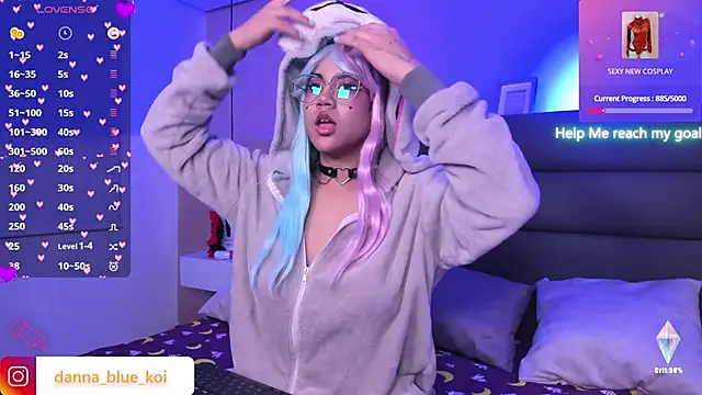 Snapshot of blue_koi chatting on January 2, 8:24 pm blue koi online show from January 2, 8:24 pm