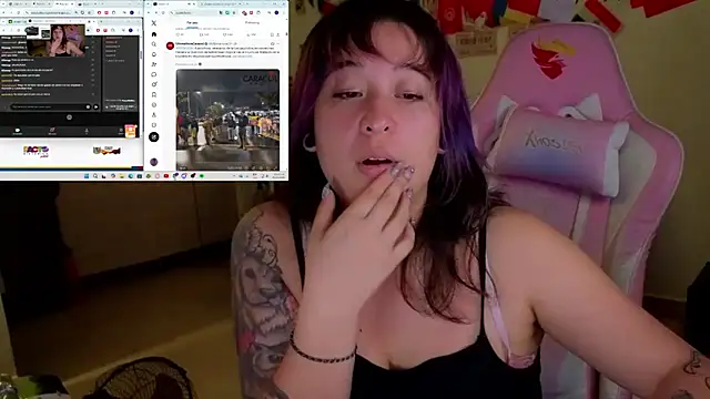 Snapshot of FernandaOrtegaaa chatting on June 22, 3:25 am FernandaOrtegaaa online show from June 22, 3:25 am