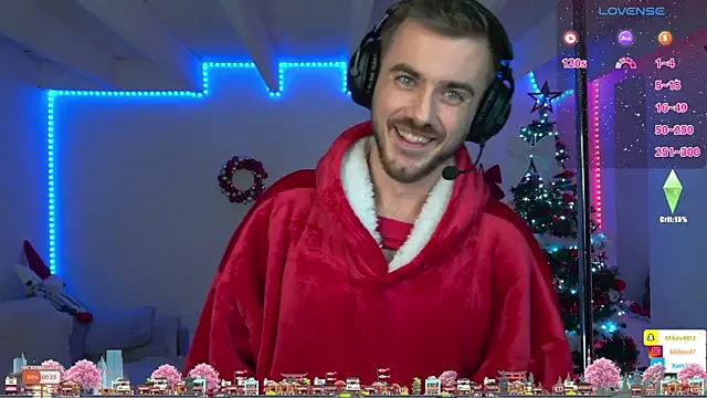 Snapshot of Mikev chatting on December 2, 7:05 pm Mikev online show from December 2, 7:05 pm