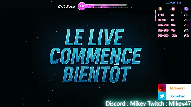 Snapshot of Mikev chatting on January 12, 6:57 pm Mikev online show from January 12, 6:57 pm