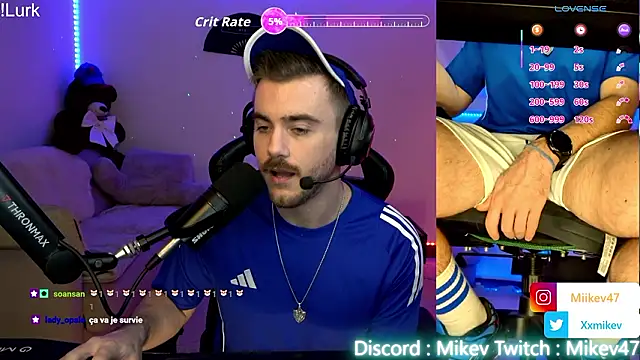 Snapshot of Mikev chatting on February 2, 7:01 pm Mikev online show from February 2, 7:01 pm