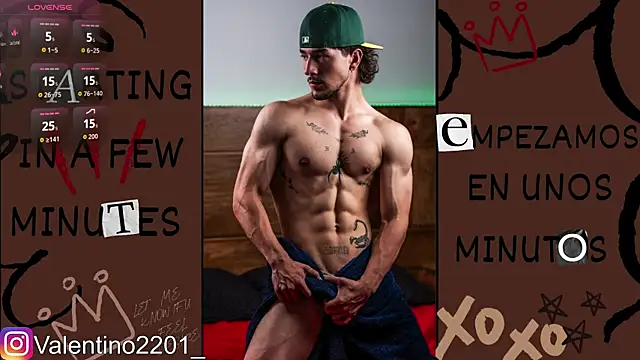 Snapshot of Valentino_Xander chatting on May 29, 1:36 am Valentino Xander online show from May 29, 1:36 am