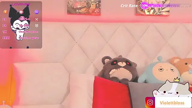 Violettbloss online show from November 7, 5:40 am