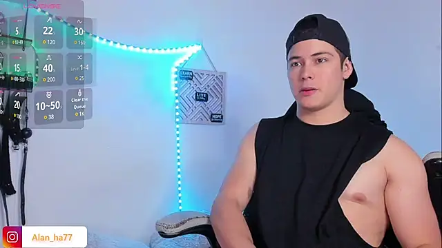 Snapshot of Alan_hadid1 chatting on February 16, 8:55 pm Alan hadid1 online show from February 16, 8:55 pm