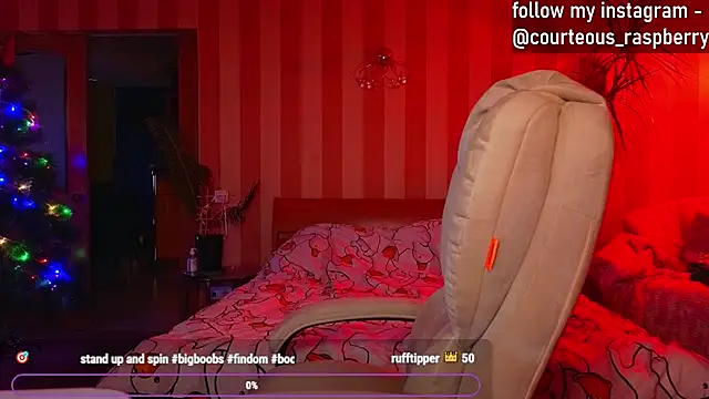 Snapshot of courteous_raspberrry chatting on December 26, 1:21 pm courteous raspberrry online show from December 26, 1:21 pm