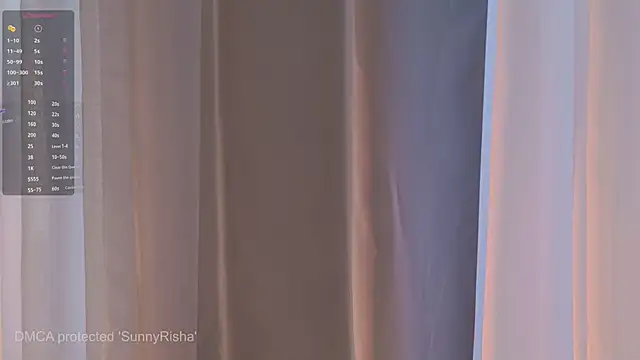 SunnyRisha online show from April 21, 5:14 am