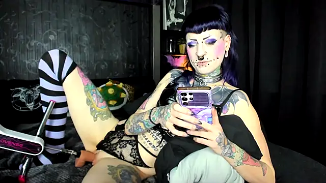 Purple Coffin666 online show from February 22, 6:28 pm