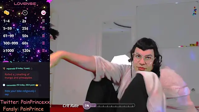 pain princee online show from December 5, 10:12 pm