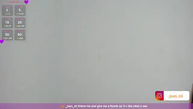 Snapshot of juanmiss chatting on October 13, 10:15 am juanmiss online show from October 13, 10:15 am