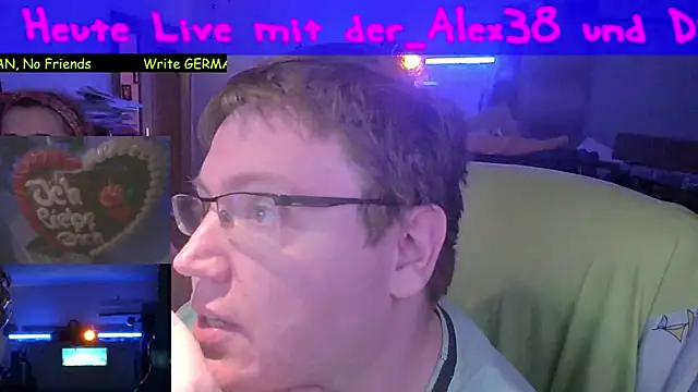 der alex38 online show from March 4, 8:27 pm