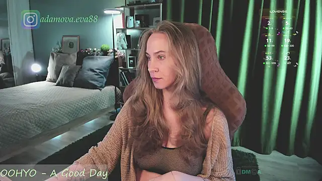  Eva Adama online show from April 5, 7:11 pm