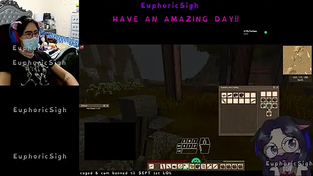 Snapshot of EuphoricSigh chatting on May 27, 6:27 pm EuphoricSigh online show from May 27, 6:27 pm