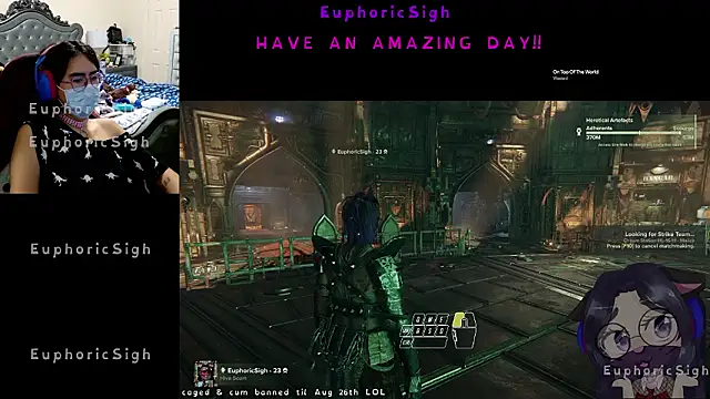Snapshot of EuphoricSigh chatting on July 4, 12:39 am EuphoricSigh online show from July 4, 12:39 am