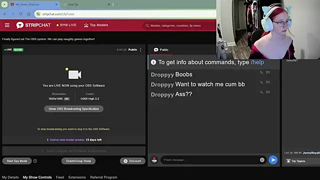 LilyFoxxx online show from December 2, 5:26 am