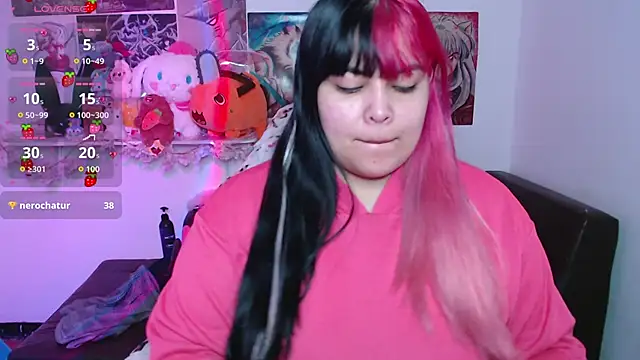 Snapshot of Pinky-Flower chatting on November 6, 1:56 pm Pinky-Flower online show from November 6, 1:56 pm