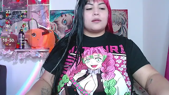 Snapshot of Pinky-Flower chatting on November 13, 5:01 pm Pinky-Flower online show from November 13, 5:01 pm