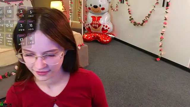 Rina Red online show from February 18, 1:45 am