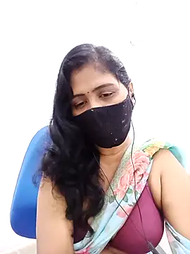 Snapshot of Lucky-Deepthi chatting on October 19, 12:55 am Lucky-Deepthi online show from October 19, 12:55 am