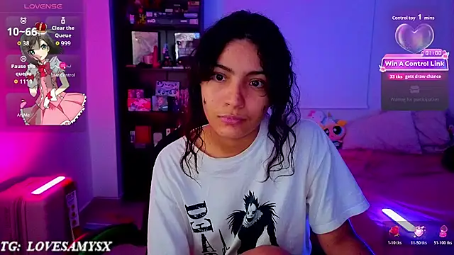 Snapshot of Lovelyamyy chatting on July 10, 1:54 am Lovelyamyy online show from July 10, 1:54 am