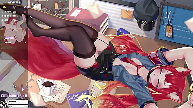 Snapshot of LewdKira_VT chatting on February 23, 6:27 pm LewdKira VT online show from February 23, 6:27 pm