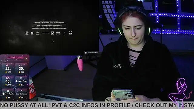 Snapshot of Gamergirl-Linela chatting on March 19, 11:47 pm Gamergirl-Linela online show from March 19, 11:47 pm