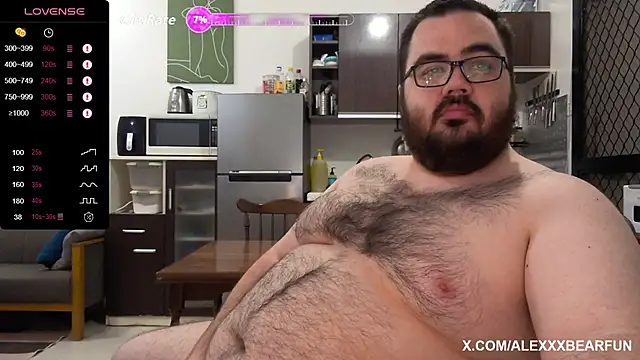 alexxxbear online show from October 4, 6:50 pm