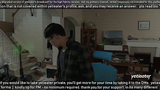 Snapshot of yetieater chatting on January 14, 7:11 pm yetieater online show from January 14, 7:11 pm