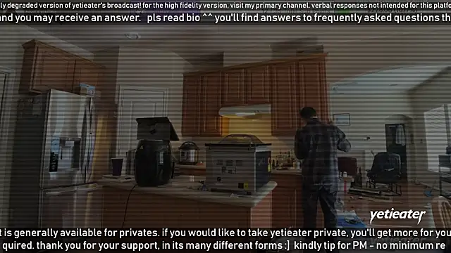 Snapshot of yetieater chatting on January 16, 5:44 pm yetieater online show from January 16, 5:44 pm