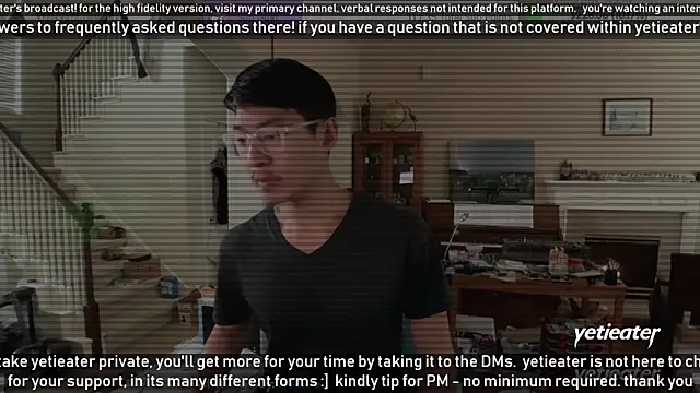 Snapshot of yetieater chatting on January 28, 8:36 pm yetieater online show from January 28, 8:36 pm