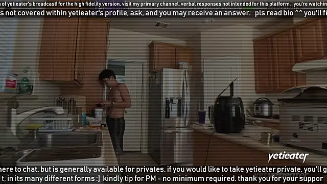 Snapshot of yetieater chatting on February 8, 5:29 pm yetieater online show from February 8, 5:29 pm