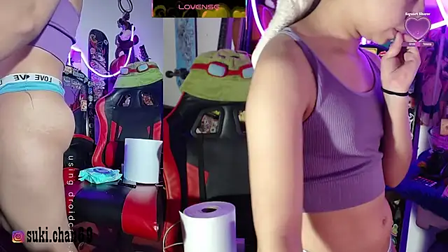 Snapshot of Sukychan_ chatting on October 12, 8:30 pm Sukychan online show from October 12, 8:30 pm