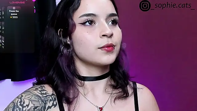 Snapshot of SophieCats chatting on October 29, 11:06 pm SophieCats online show from October 29, 11:06 pm