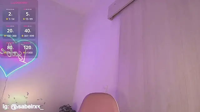 IsabelCortes online show from November 6, 2:45 am