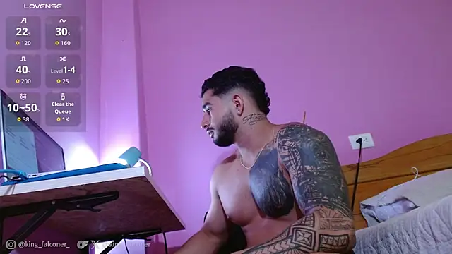 king falconer online show from April 11, 7:45 am