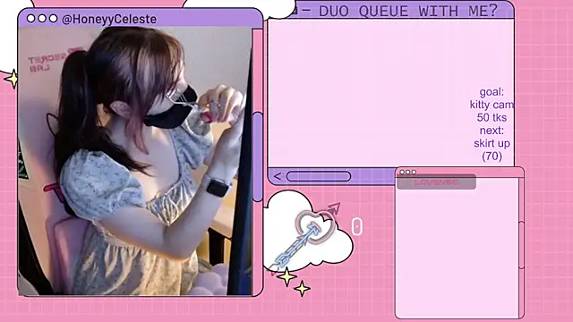 Snapshot of HoneyyCeleste chatting on July 27, 6:15 pm HoneyyCeleste online show from July 27, 6:15 pm