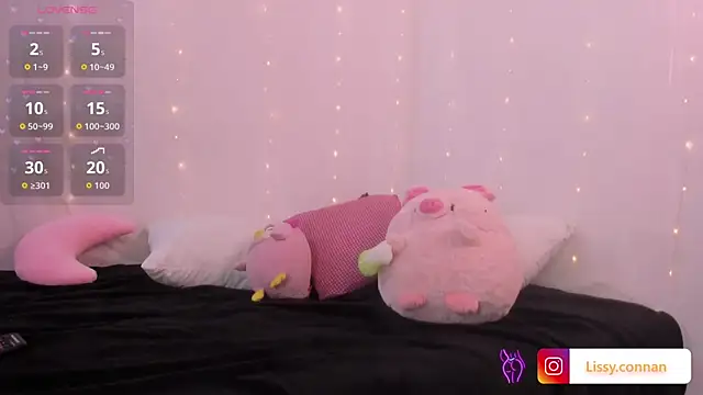 LissyConan online show from April 8, 3:45 pm