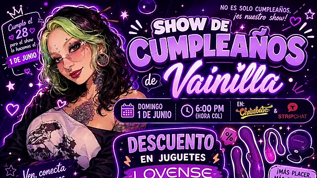 Snapshot of vainilla_doll chatting on June 21, 2:14 am vainilla doll online show from June 21, 2:14 am