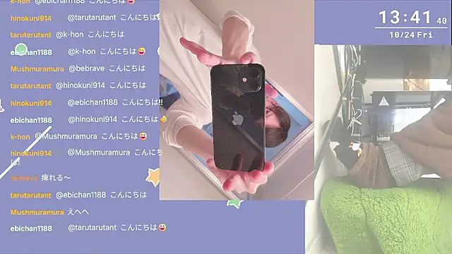 Snapshot of marumaru_00 chatting on October 24, 4:42 am marumaru 00 online show from October 24, 4:42 am