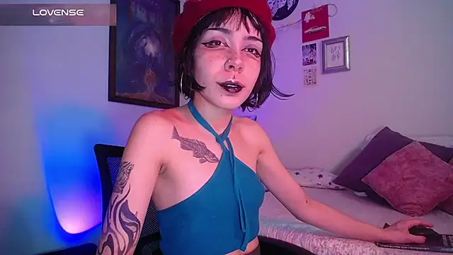 dark  nymph online show from July 9, 7:18 pm