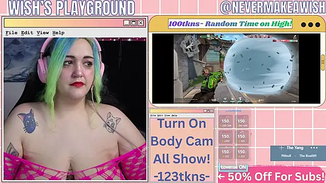 nevermakeawish online show from February 19, 5:25 am