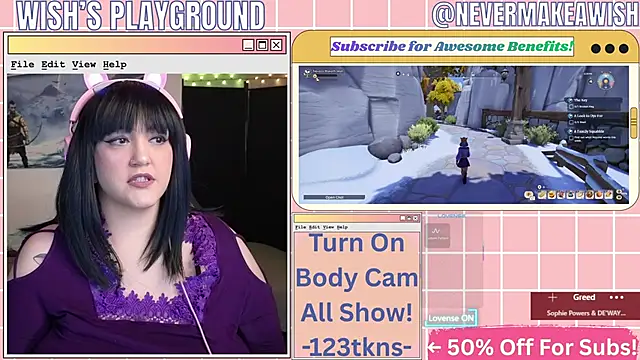 nevermakeawish online show from March 10, 10:31 am