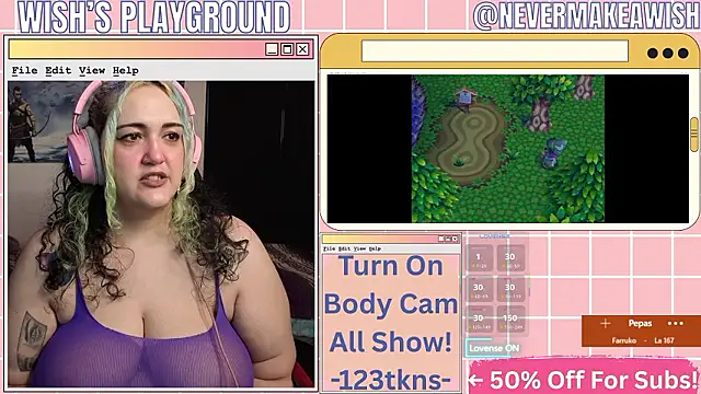 nevermakeawish online show from March 14, 10:21 am