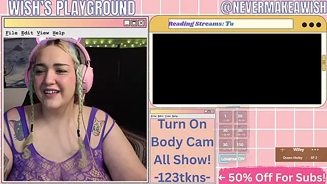 nevermakeawish online show from March 31, 9:53 am